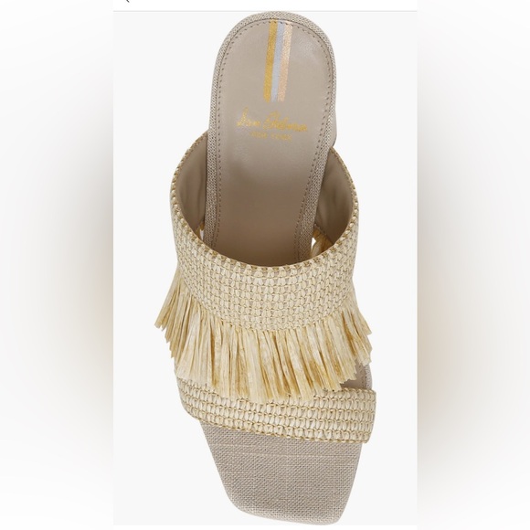 NWT Sam Edelman Kamryn Fringe Sandal Size 7 Nude Beige - Picture 3 of 6